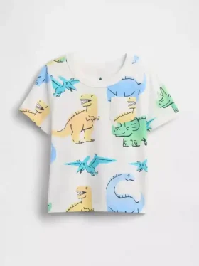 Τ-shirt με τσέπη για βρέφη & νήπια, σε συνδυασμό χρωμάτων