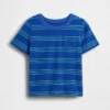 Τ-shirt με τσέπη για βρέφη & νήπια, σε συνδυασμό χρωμάτων