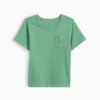Τ-shirt με τσέπη για βρέφη & νήπια, σε συνδυασμό χρωμάτων