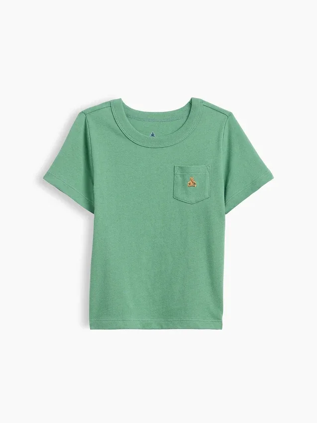 Τ-shirt με τσέπη για βρέφη & νήπια, σε συνδυασμό χρωμάτων