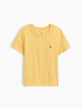 Τ-shirt με τσέπη για βρέφη & νήπια, σε συνδυασμό χρωμάτων