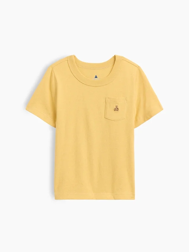 Τ-shirt με τσέπη για βρέφη & νήπια, σε συνδυασμό χρωμάτων