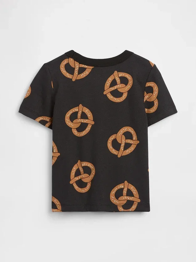 Τ-shirt με τσέπη για βρέφη & νήπια, σε συνδυασμό χρωμάτων