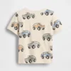 Τ-shirt με τσέπη για βρέφη & νήπια, σε συνδυασμό χρωμάτων