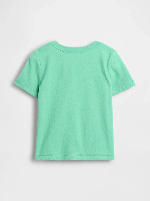 Τ-shirt με τσέπη για βρέφη & νήπια, σε συνδυασμό χρωμάτων