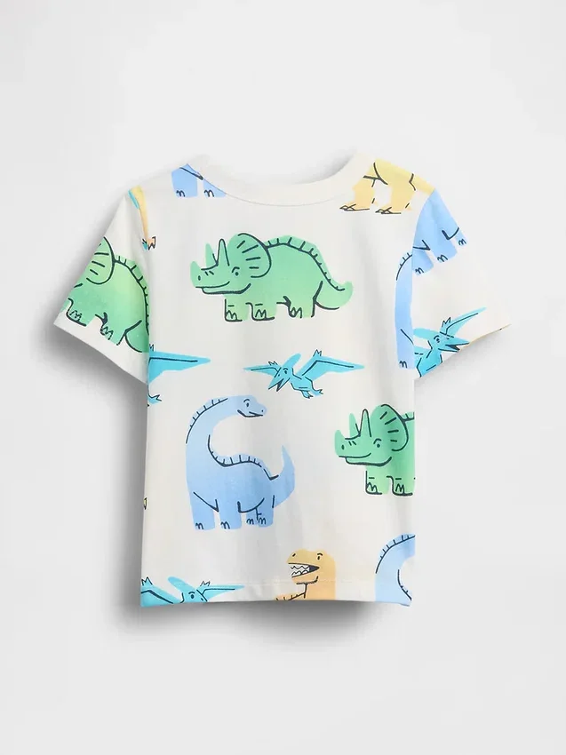 Τ-shirt με τσέπη για βρέφη & νήπια, σε συνδυασμό χρωμάτων
