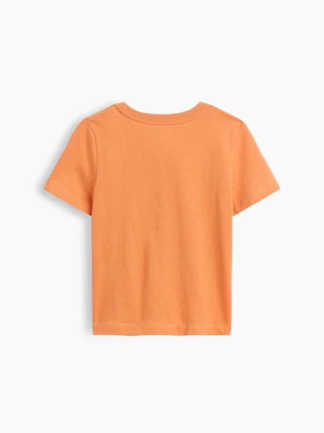 Τ-shirt με τσέπη για βρέφη & νήπια, σε συνδυασμό χρωμάτων