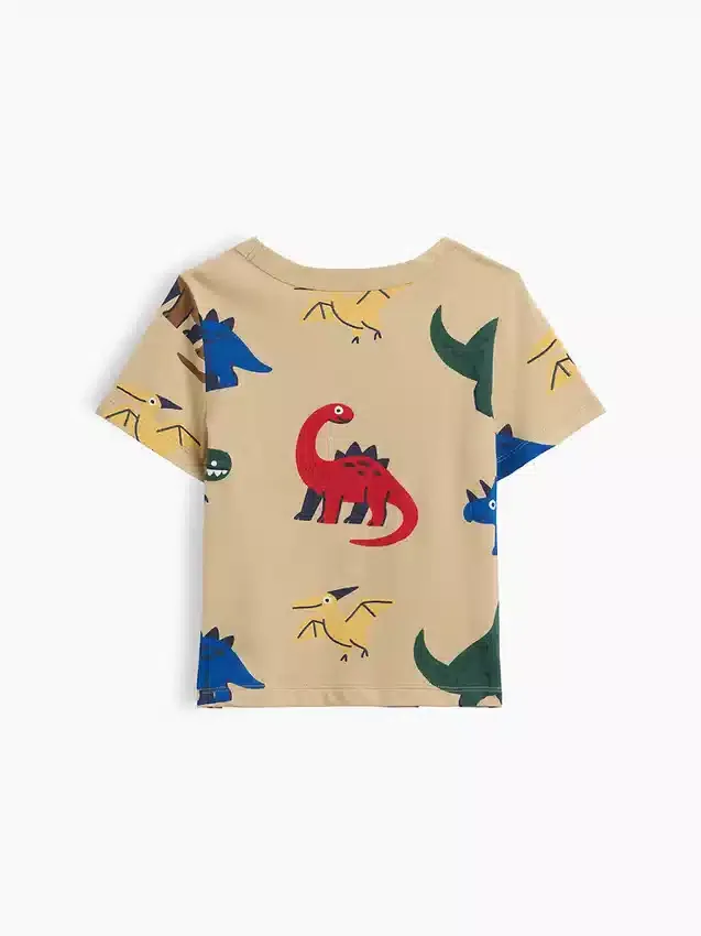 Τ-shirt με τσέπη για βρέφη & νήπια, σε συνδυασμό χρωμάτων