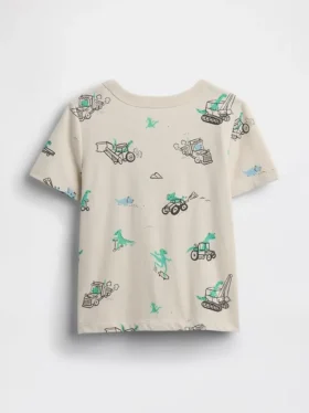 Τ-shirt με τσέπη για βρέφη & νήπια, σε συνδυασμό χρωμάτων