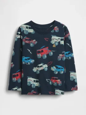 T-shirt με τσέπη για βρέφη & νήπια, σε συνδυασμούς χρωμάτων