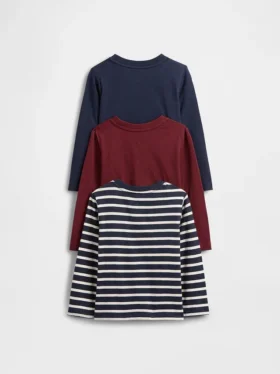 T-shirt με τσέπη για βρέφη & νήπια, σε συνδυασμούς χρωμάτων