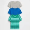 T-shirt με τσέπη για βρέφη & νήπια, σε συνδυασμούς (πακέτο 3 τεμαχίων)