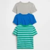 T-shirt με τσέπη για βρέφη & νήπια, σε συνδυασμούς (πακέτο 3 τεμαχίων)