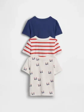T-shirt με τσέπη για βρέφη & νήπια, σε συνδυασμούς (πακέτο 3 τεμαχίων)