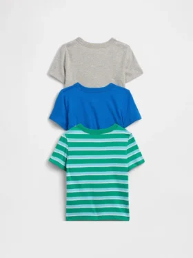 T-shirt με τσέπη για βρέφη & νήπια, σε συνδυασμούς (πακέτο 3 τεμαχίων)