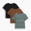 T-shirt με τσέπη για βρέφη & νήπια, σε συνδυασμούς (πακέτο 3 τεμαχίων)