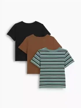 T-shirt με τσέπη για βρέφη & νήπια, σε συνδυασμούς (πακέτο 3 τεμαχίων)