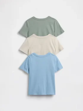 T-shirt με τσέπη για βρέφη & νήπια, σε συνδυασμούς (πακέτο 3 τεμαχίων)