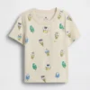 T-shirt με τσέπη και τυπωμένα μοτίβα για βρέφη & νήπια, ιδανικό για συνδυασμούς