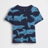 T-shirt με τσέπη και τυπωμένα μοτίβα για βρέφη & νήπια, ιδανικό για συνδυασμούς
