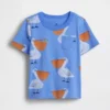 T-shirt με τσέπη και τυπωμένα μοτίβα για βρέφη & νήπια, ιδανικό για συνδυασμούς