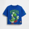 Τ-shirt με υπερμεγέθη γραφικά Super Mario για νήπια