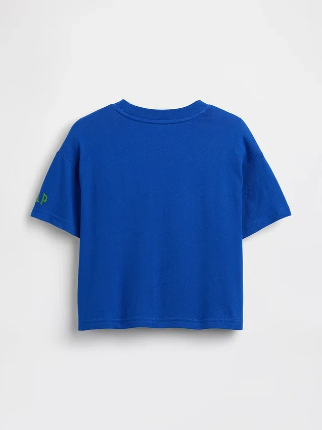 Τ-shirt με υπερμεγέθη γραφικά Super Mario για νήπια