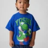 Τ-shirt με υπερμεγέθη γραφικά Super Mario για νήπια