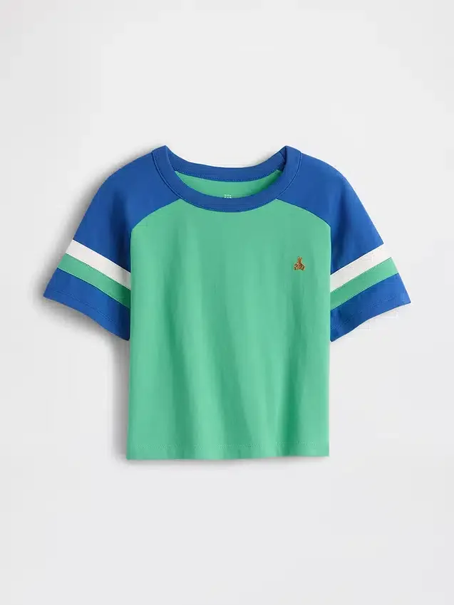 T-shirt ποδοσφαίρου με ραγκλάν για βρέφη & νήπια