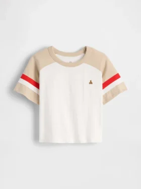 T-shirt ποδοσφαίρου με ραγκλάν για βρέφη & νήπια