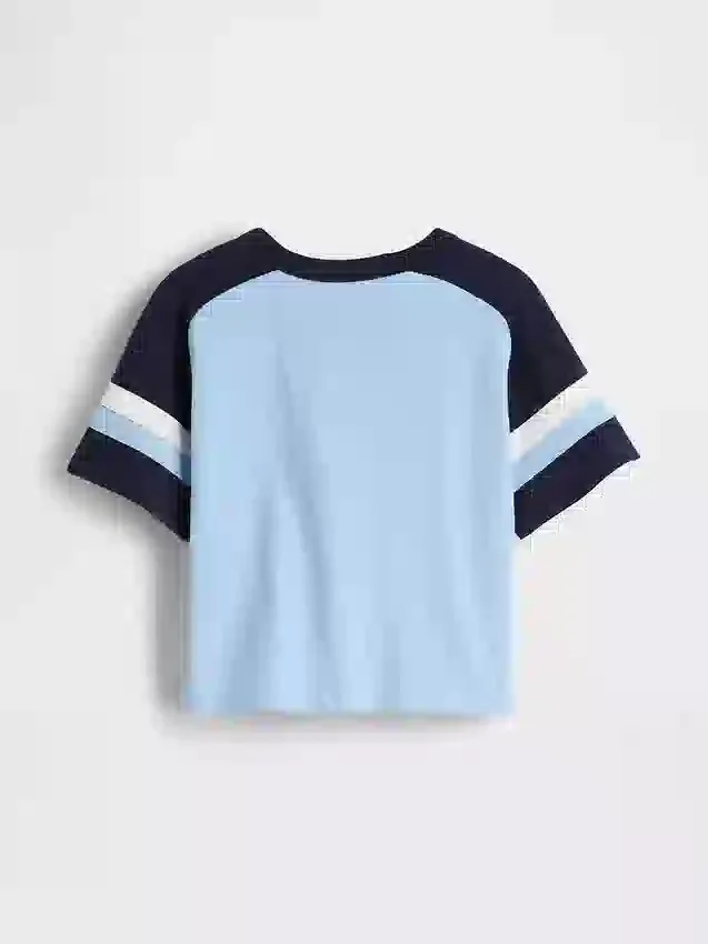 T-shirt ποδοσφαίρου με ραγκλάν για βρέφη & νήπια