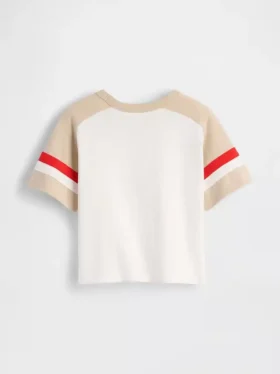T-shirt ποδοσφαίρου με ραγκλάν για βρέφη & νήπια