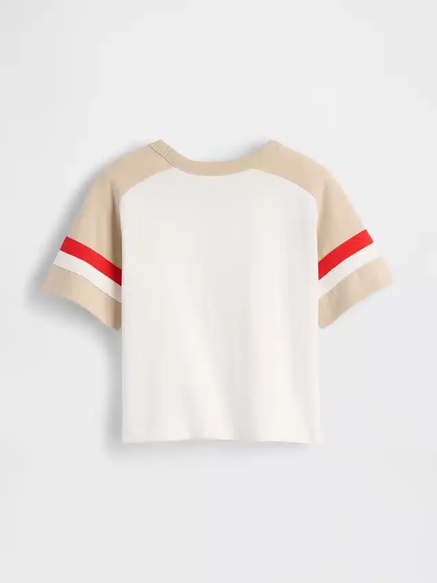 T-shirt ποδοσφαίρου με ραγκλάν για βρέφη & νήπια
