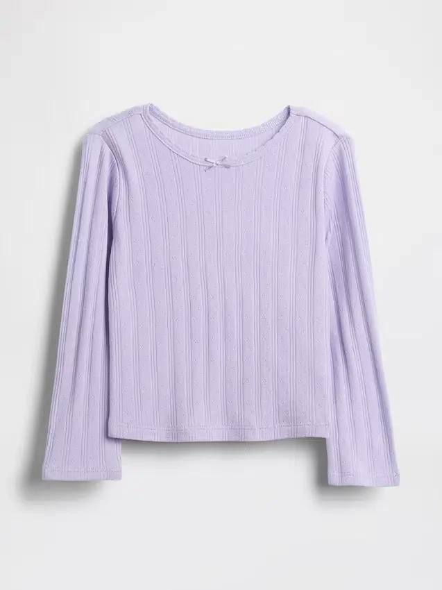 T-shirt Pointelle για βρέφη & νήπια