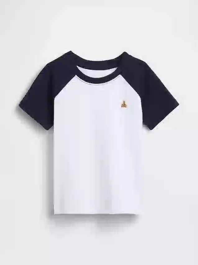 T-shirt Raglan για Βρέφη & Νήπια, σε συνδυασμό χρωμάτων