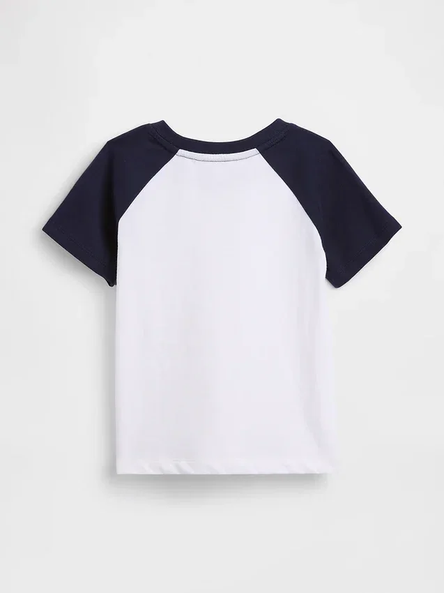T-shirt Raglan για Βρέφη & Νήπια, σε συνδυασμό χρωμάτων