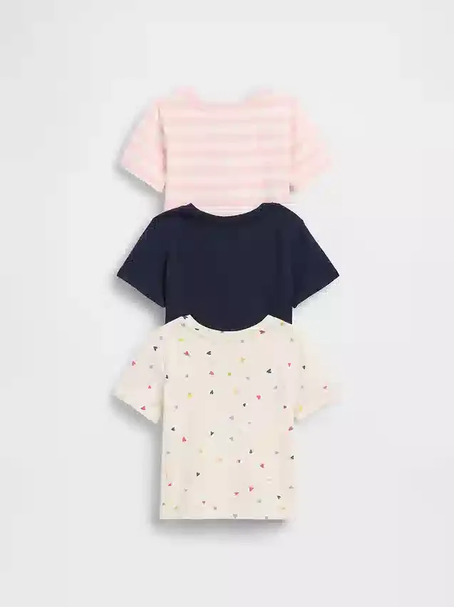 T-shirts για βρέφη & νήπια, για συνδυασμούς (σετ 3 τεμαχίων)
