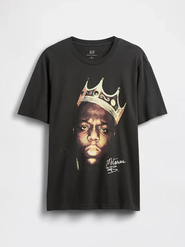 The Notorious B.I.G. Φαρδύ T-shirt με γραφικά