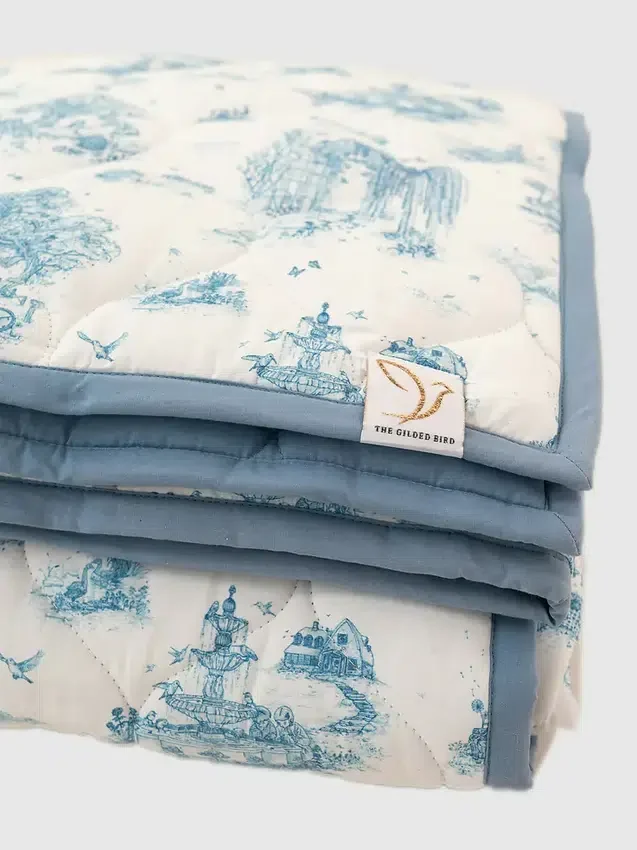 Το καπιτονέ χαλάκι παιχνιδιού «Gilded Bird Spring Toile»