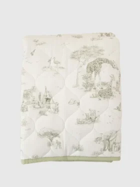 Το καπιτονέ χαλάκι παιχνιδιού «Safari Toile» της Gilded Bird