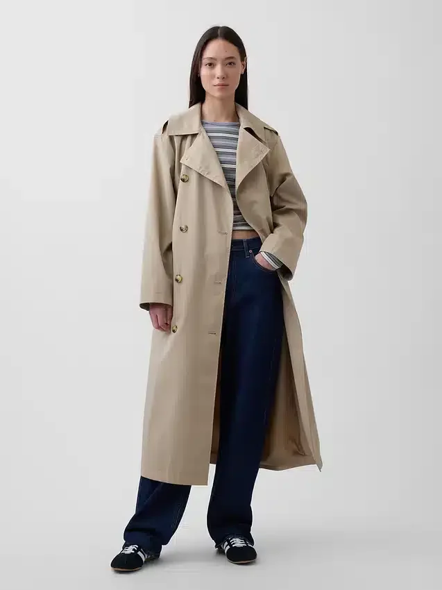 Τρέντς κοτ σε oversized γραμμή
