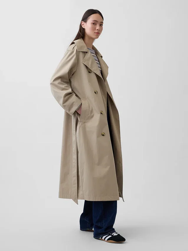 Τρέντς κοτ σε oversized γραμμή