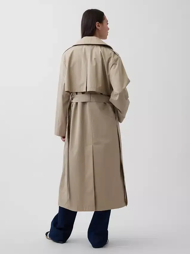 Τρέντς κοτ σε oversized γραμμή