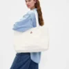 Τσάντα tote από τζιν με λογότυπο Brannan Bear