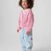 Τζιν «Cargo» με φράουλα για βρέφη & νήπια, με ελαστική μέση