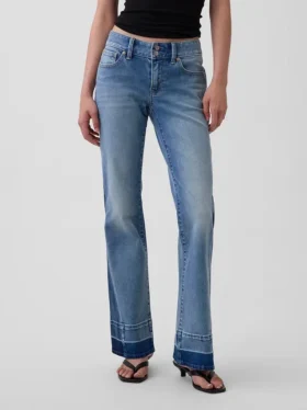 Τζιν χαμηλής μέσης, μακρύ και στενό