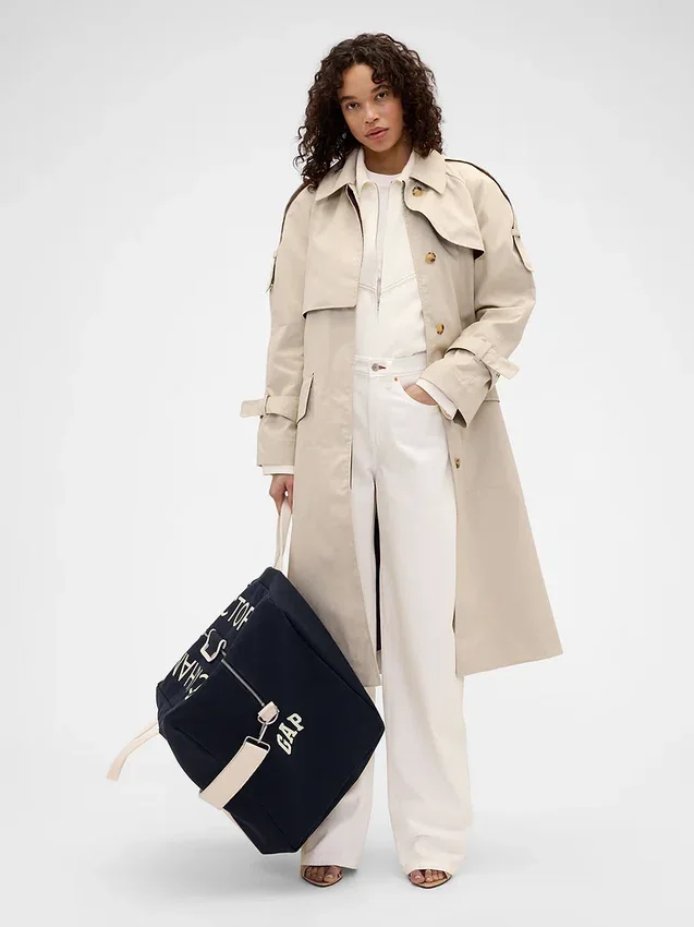 Τζιν GAP × Victoria Beckham με ψηλή μέση και καμπύλη γραμμή