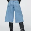 Τζιν κουλότ με ψηλή μέση