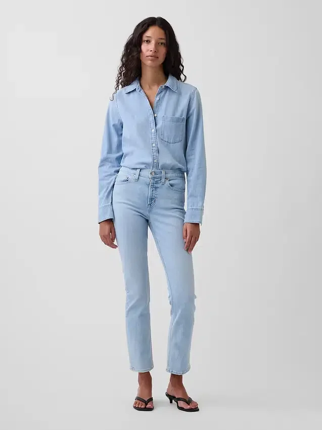 Τζιν Vintage Slim με μεσαίο ύψος μέσης