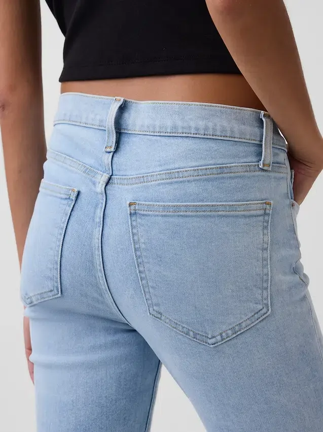 Τζιν Vintage Slim με μεσαίο ύψος μέσης